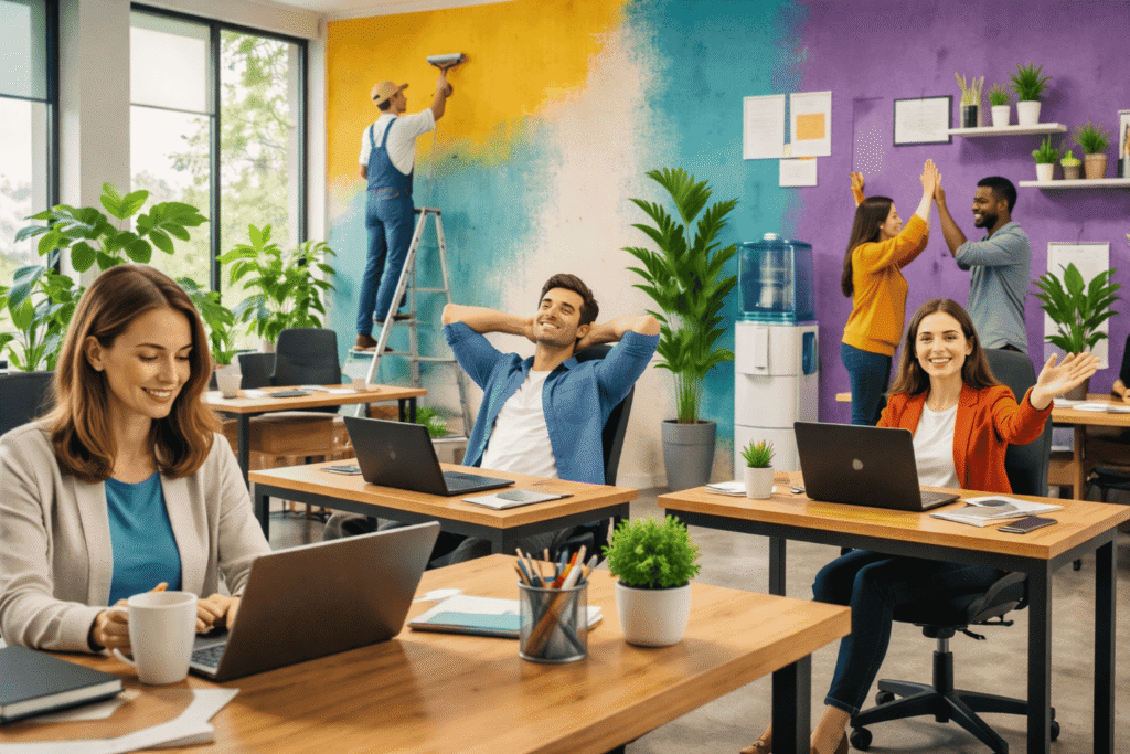 How Does Office Painting Support Productivity?