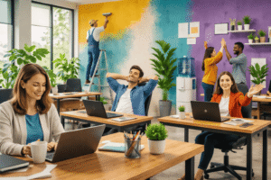 How Does Office Painting Support Productivity?