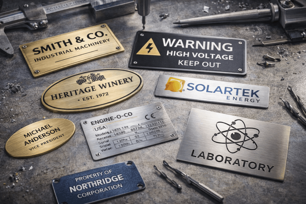 custom metal nameplates