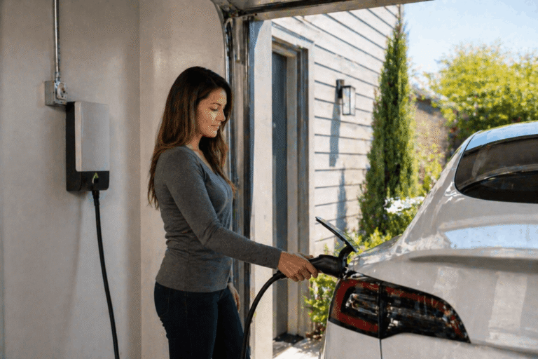 home EV charger installation